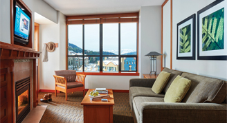 A living room with a couch and a coffee table