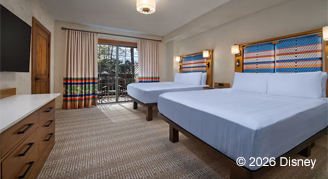 Two-Bedroom Villa - One King Bed and Two Queen Beds Accessible with Shower