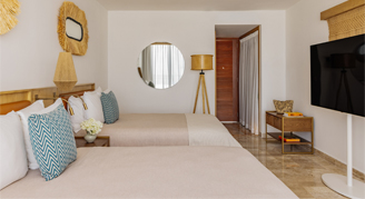 Ocean-View Two-Bedroom Family Concierge Suite at Paradisus Cancun