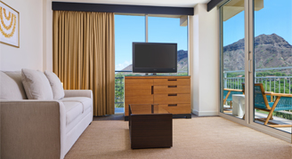 Diamond Head View Junior Suite at Kaimana Beach Hotel