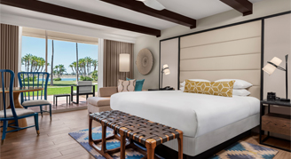 Villa room at San Diego Mission Bay Resort.