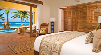 Premium Oceanfront Suite with Plunge Pool - One King Bed at Zoetry Agua in Punta Cana