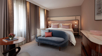 A single bed in a superior deluxe room.