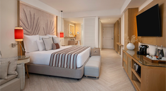 Junior Suite Partial-Ocean-View King room