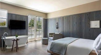 Image of a single bed in a Historic Manor Room.