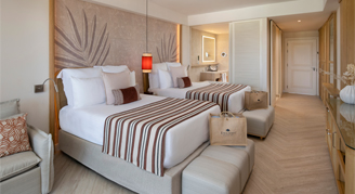 Preferred Club Junior Suite Swim-Out Two Doubles room