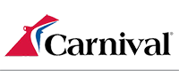 Carnival Cruise Line logo featuring the iconic red and blue smokestack.