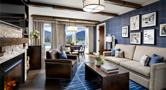 One-Bedroom Suite - Two Queen Beds living room area