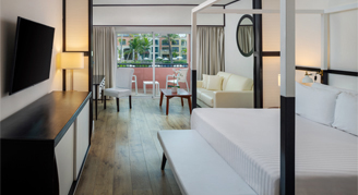 The Ocean Blue & Sand resort elegance pool view suite