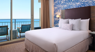 Ocean-View Room - One Queen Bed at Kaimana Beach Hotel
