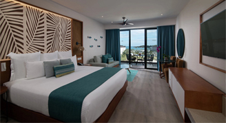 Junior Suite Ocean-View - Two Queen Beds at Dreams Macao Beach Punta Cana resort