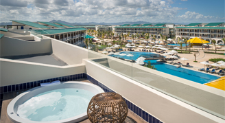 Roof-Top Junior Suite with Jacuzzi at Ocean El Faro in Punta Cana