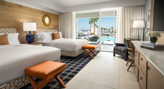 The Cabanas Pool-View Room - Two Queen Beds