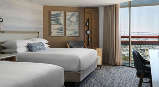 City view room at Marriott Marquis San Diego Marina.