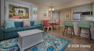 Disney's BoardWalk Villas one bedroom villa