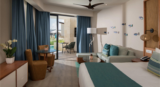 Preferred Club Junior Suite Swim-Out - Two Queen Beds at Dream Macao Beach Punta Cana resort