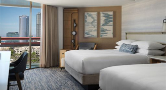City view room at Marriott Marquis San Diego Marina