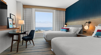 Bay-View Room with two queen beds at Gaylord Pacific Resort & Convention Center