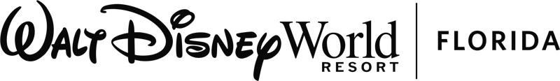 Walt Disney World Resort Florida logo in black.