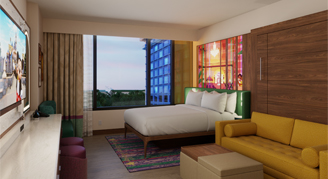 Garden Deluxe Studio - One Queen Bed and One Pull-Down Bed Hearing Accessible