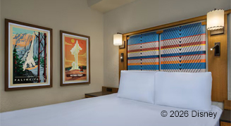 Resort-View Deluxe Studio - One Queen Bed Mobility Accessible with Roll-In Shower