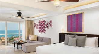 Junior Suite Ocean-View - One King Bed - All-Inclusive