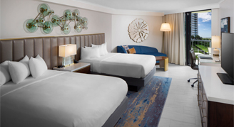 Ocean-View Two Queen Beds room