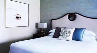 Photo of Standard-View Room with one king bed.