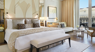 City/Patio-View Deluxe Room at Hotel de Paris Monte-Carlo