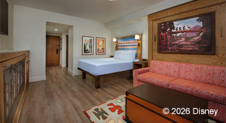 Resort-View Deluxe Studio - One Queen Bed Hearing Accessible