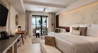 club suite looking out to the pool