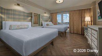 Disney's BoardWalk Villas mobility room